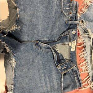 Abercrombie & Fitch Light Blue Jean Shorts